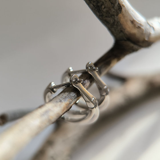 Серебряные серьги без камней