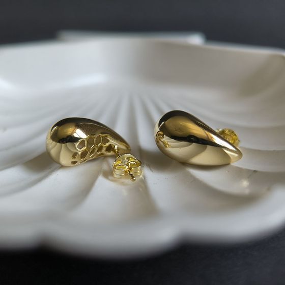 Серебряные серьги без камней