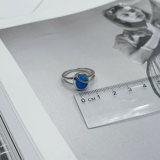 Серебряное кольцо с опалом 1.025ct