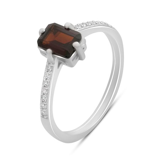 Серебряное кольцо с гранатом 1.302ct