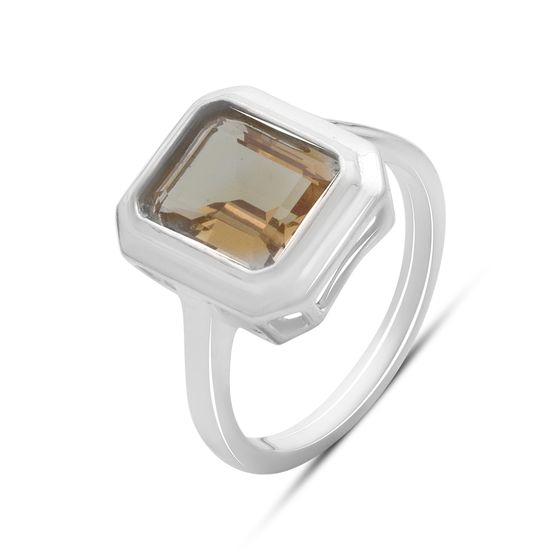 Серебряное кольцо с султанитом 3.367ct