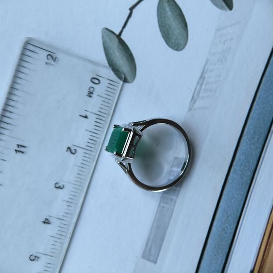 Серебряное кольцо с агатом 1.85ct