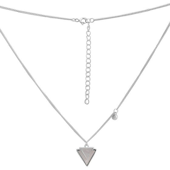 Серебряное колье с перламутром