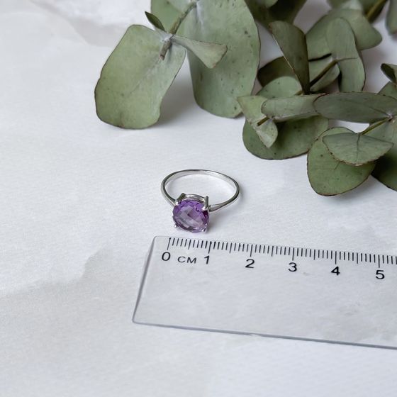 Серебряное кольцо с александритом 3.668ct