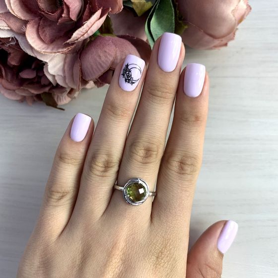 Серебряное кольцо с султанитом 1.775ct