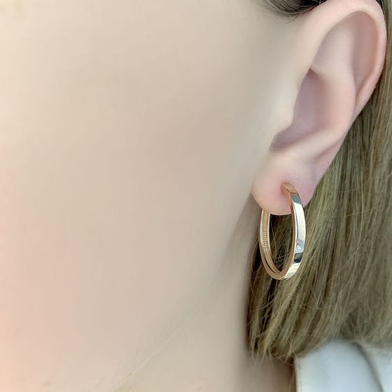 Золотые серьги без камней