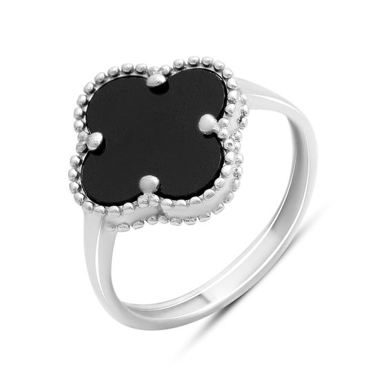 Серебряное кольцо с ониксом
