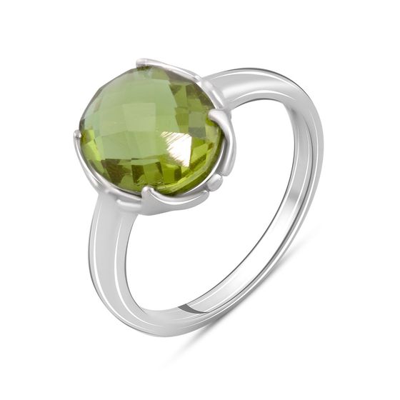 Серебряное кольцо с султанитом 4.642ct