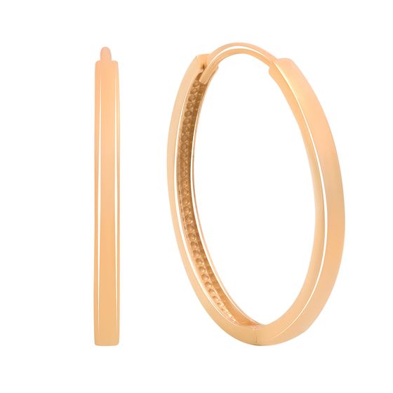 Золотые серьги без камней