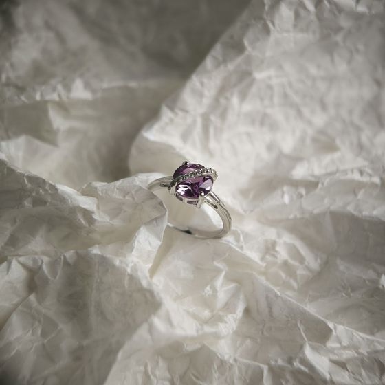 Серебряное кольцо с александритом 2.416ct
