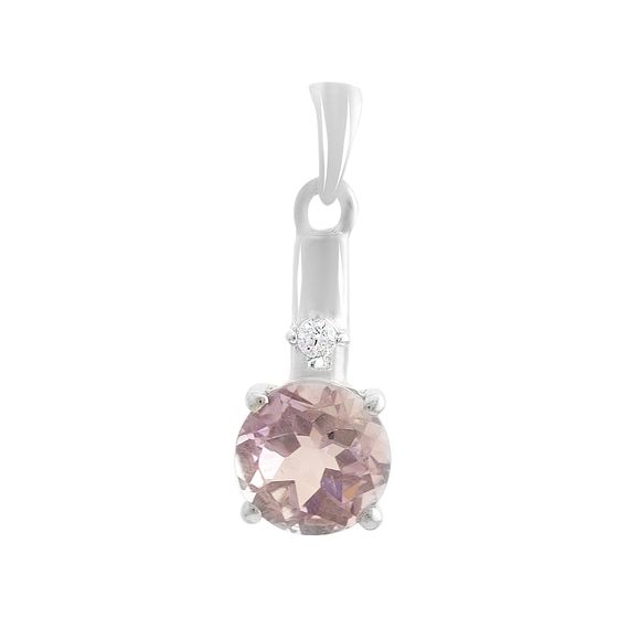 Серебряная подвеска с аметистом 1.703ct